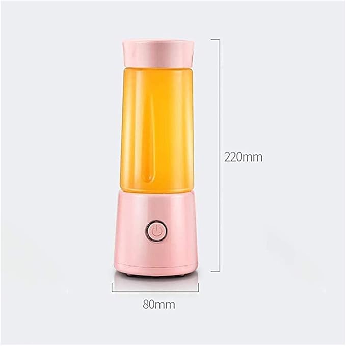 Portable Blender 300ml Personal Size Blender Juicer Cup for Juice Crushed Ice Smoothies and Shakes USB Rechargeable with 4 Blades Mini Blender for Sports Office Travel Gym and Outdoor