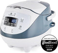 Yum Asia Panda Mini Rice Cooker With Ninja Ceramic Bowl and Advanced Fuzzy Logic (3.5 cup 0.63 litre) 4 Rice Cooking Functions 4 Multicooker functions Digital LED display - 120V