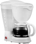 Kitchen Elite 5-Cup Automatic Drip Coffee Maker White Pause-n-Pour