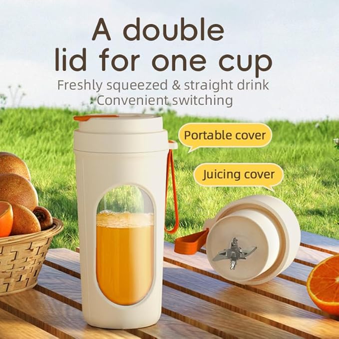 Multifunctional Portable Juicer Cup2 in 1 Sports High Capacity Fruit and Vegetable Cup Outdoor Juicer Juicer CupFruit and Vegetable