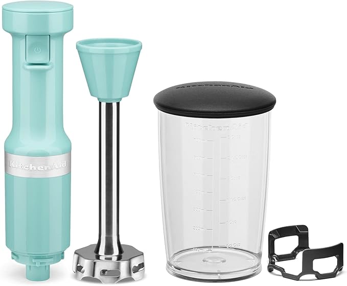 KitchenAid KFC3516IC 3.5 Cup Food Chopper Ice &amp Variable Speed Corded Hand Blender - KHBV53