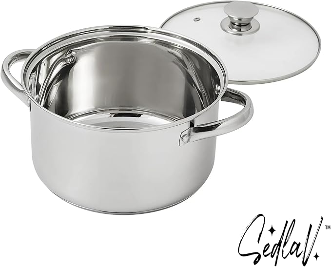 SEDLAV Steel 10-Piece Cookware Set - Versatile Kitchen Essentials