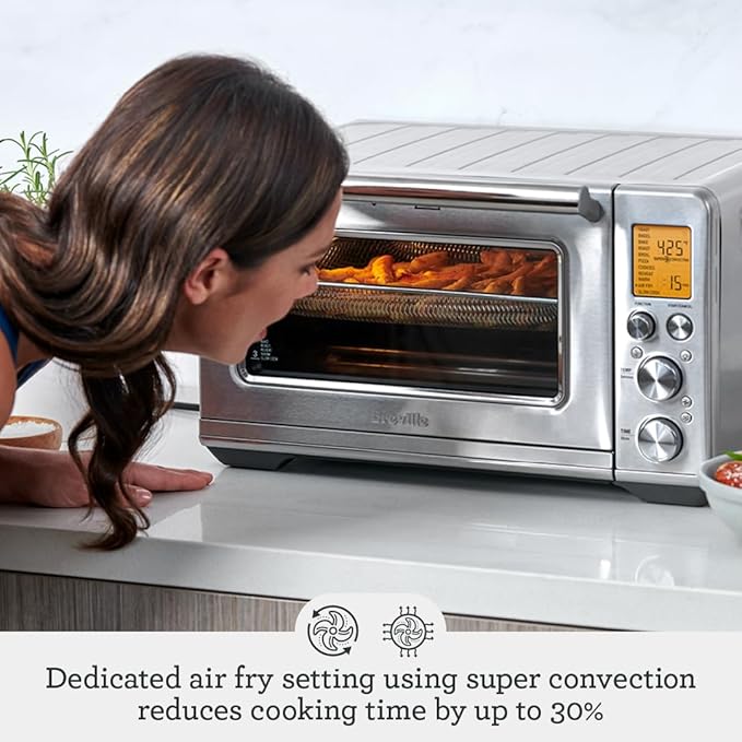 Breville BOV860SHY Smart Oven Air Fryer and Convection Oven Smoked Hickory