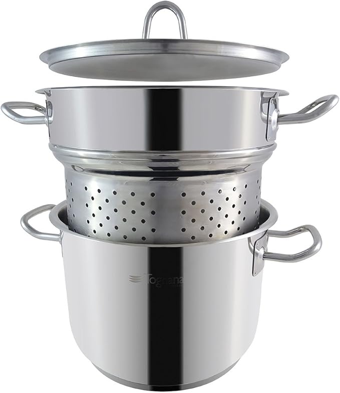 Tognana v5758y2insl Set Rice Spaghetti GranCucina Aluminium Silver 3 units
