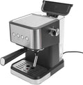 Focket Machine Semi Automatic 20 Bar Coffee Maker with Milk Frother Steam Wand 1.5L Removable Water Tank Compact Coffee Machine for Cappuccino Latte (US Plug 110V)