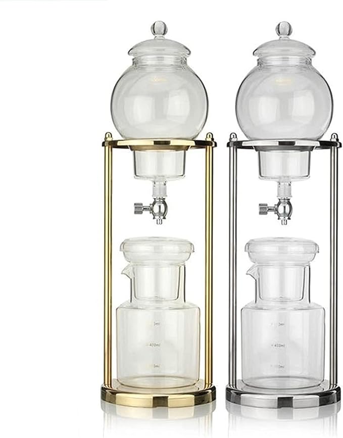 Percolator Coffee Pot Drip Coffee Maker Espresso Coffee Cold Brew Machine Ice Dripper Pot Reusable Glass Filter Percolator Tools Coffee Maker Pot