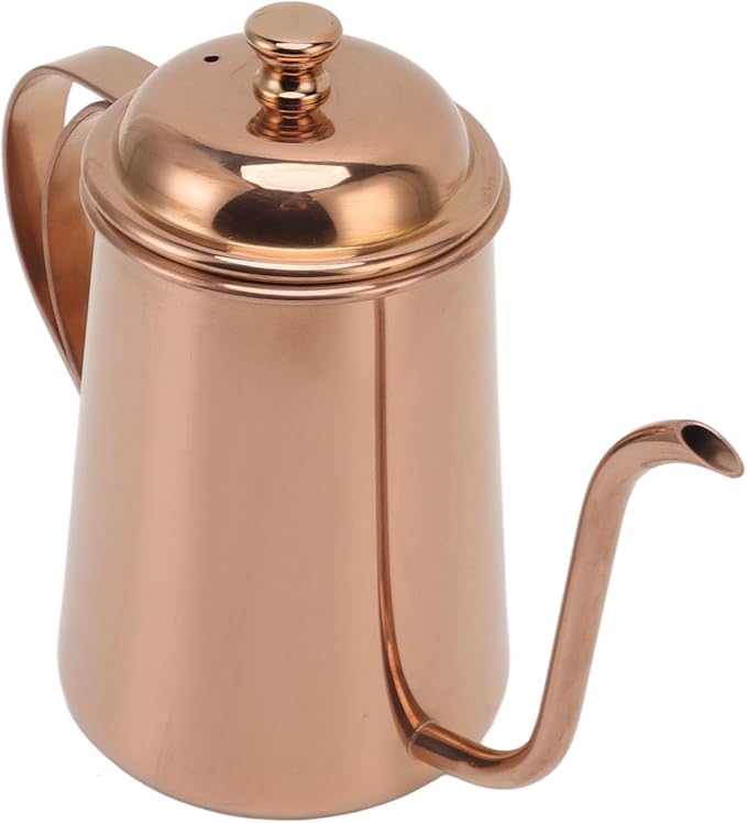 650ml Pour Over Coffee Kettle Stainless Steel Gooseneck Coffee Pot Thickened 304 Stainless Steel Slow and Accurate Ergonomic Handle for Pouring
