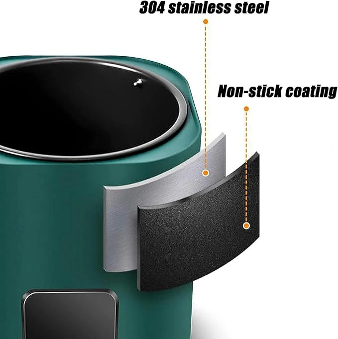 9L Milk Tea Pearl Maker 1300W Tapioca Boba Pearl Rice Pot Cooker Green Automatic Pearl Pot Milk Tea Boba Pot Cooker for Boba Tea &amp Bubble Tea &amp Milk Tea