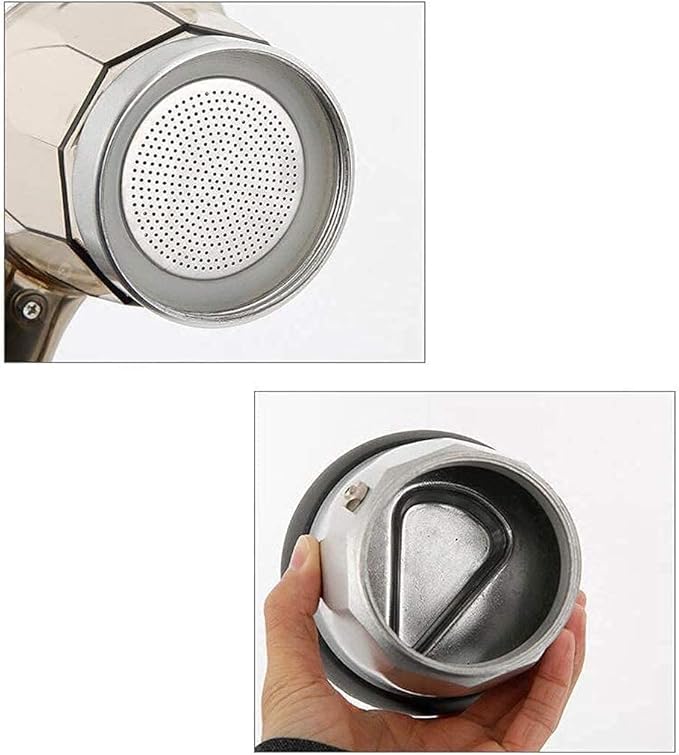 Coffe Maker Electric Coffee Machine Household Appliances Aluminum Mocha Coffee Pot Portable Coffee Kettle Premium Food-grade Aluminum Is Non-toxic And Rust-proo 20240311