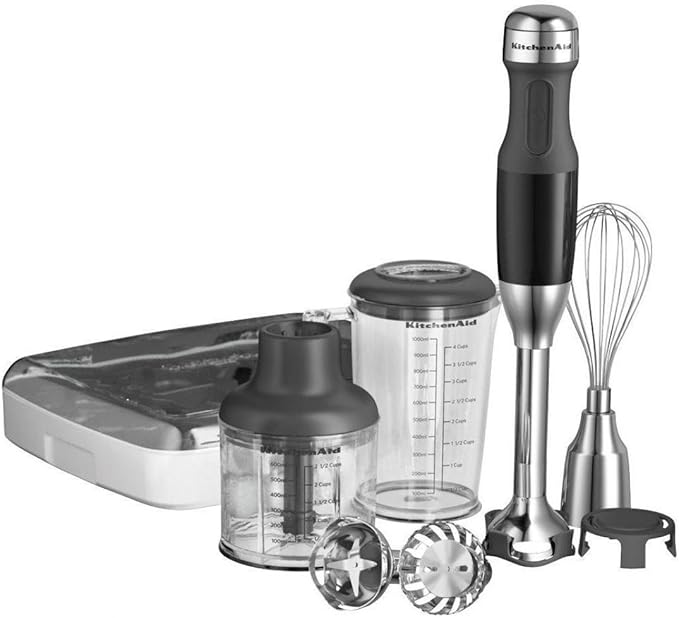 KitchenAid KHB2561OB 5-Speed Hand Blender 8 Onyx Black