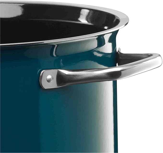Silit Compact 4-Piece Induction Saucepan Set with Glass Lid Silargan Functional Ceramic Induction Pots Set Nickel-Free Petrol Blue