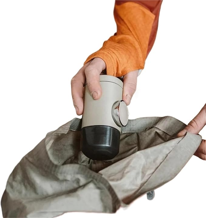 Portable Coffee Machine Portable Espresso Machine Compatible With Capsules And Compatible Devis Manually Operated 18 Bar Small Handheld Coffee Machine for Outdoor Travel Picnic(Capsule Edition)