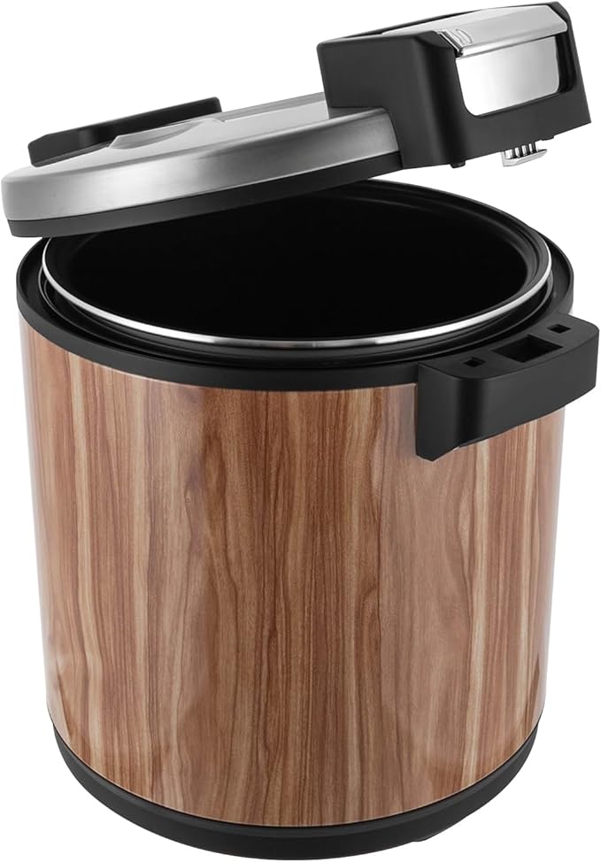 Commercial Rice Warmer(Not Rice Cooker) 23L/6Gal Portable Food &amp Rice Warmer Non-stick Inner Pot 110W Electric Rice Warmer 2 Temp Adjustable Portable Big Rice Warmer for Restaurant