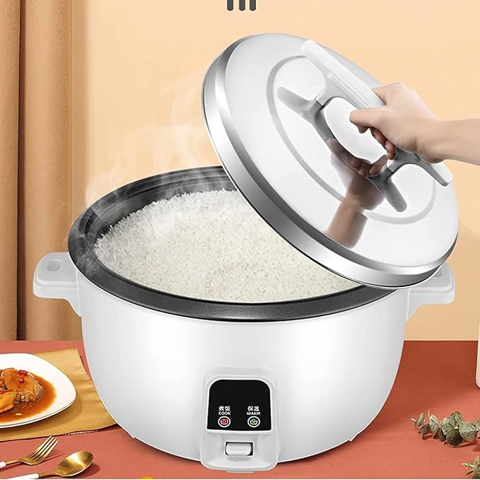 Rice Cooker with Steamer Large Capacity Canteen Hotel Commercial Hotel Home Old-Fashioned Insulated Rice Cookerfor 8-70 People (38L) ()