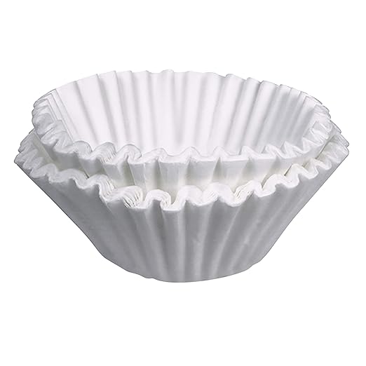 BUNN VP17-1SS Pourover Coffee Brewer with 1 Warmer Stainless Steel 12-Cup Commercial Coffee Filters 1000 Count