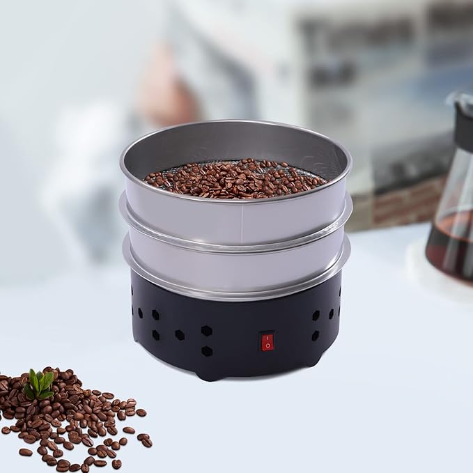 Coffee Bean Cooler Electronic Bean Cooling Machine with One-touch Switch Electric Roasting Cooling Machine for Household Roasting