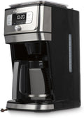 Cuisinart DGB-800C Fully Automatic 12-Cup Burr Grind &amp BrewTM Coffeemaker Black/Silver 1 Count Silver