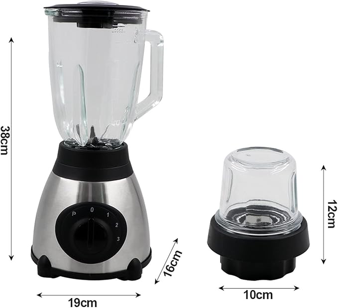 Electric Blender and Juicer 2-in-1 1.5L Fruit and Vegetable Juice Extractor with High Feed Tank UK 220V(AU-220V)