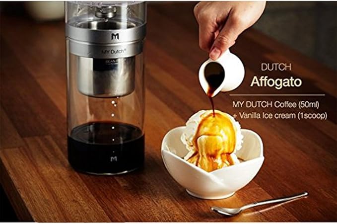 MY DUTCH M350 Cold Brew Dutch Drip type coffee maker hand drip coffee making &amp Simple English User's Guide (White)