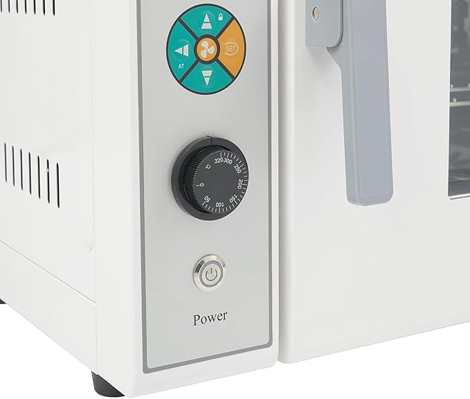 Lab Convection Oven Air Dryer Drying Oven Digital Forced Air Convection Drying Curing Box Industrial Laboratory Use Stainless Steel Electric Heating Ovens50~572℉ (White)