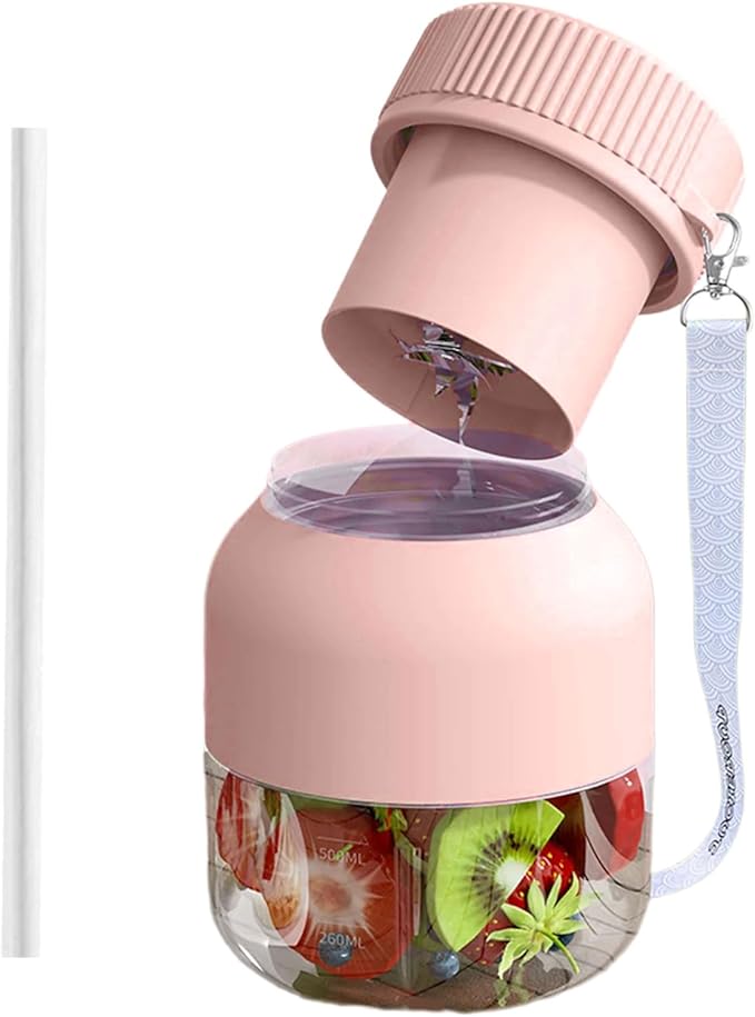800ml Electric Juicer Cup Portable Small Juicer Fruit Machine Rechargeable Fruit Mixer Multifunctional Blender