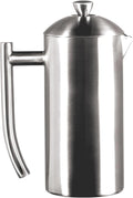 Frieling Double-Walled Stainless-Steel French Press Coffee Maker in Frustration Free Packaging Brushed 17 Ounces