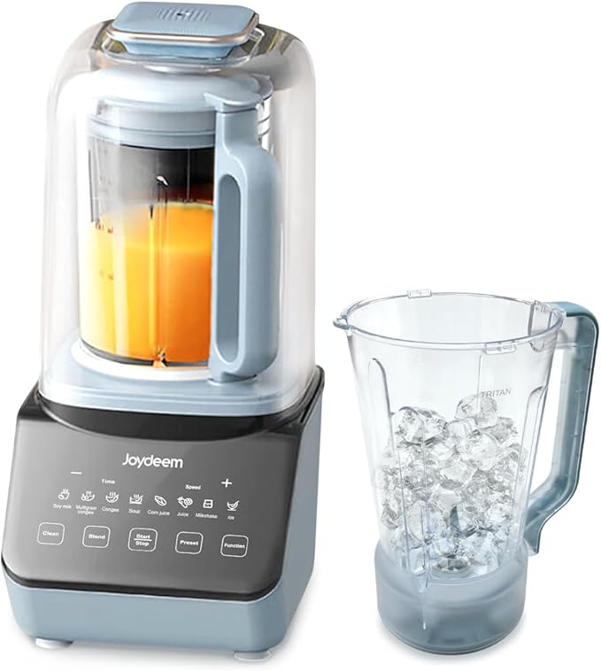 Joydeem Soymilk Maker Machine with Soundproof Shield Hot and Cold Blender for Soymilk Juice Milkshake and Soup Low Noise Cooking Blender 1.75L Capacity JD-J09