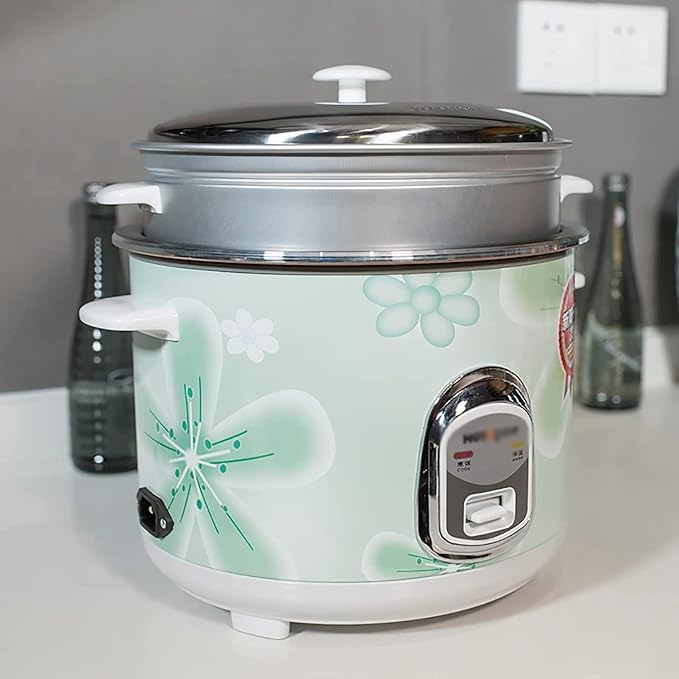 Rice Cooker &amp Steamer 1.5/2/2.5L Small Capacity Aluminum Alloy Non-Stick Liner for Family Dormitory for 1~3 People Rice Cooker