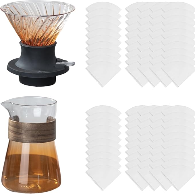 Cold Brew Coffee Maker with Detachable Silicone Base Color Coffee Decoration Set Homes Kitchen Essential