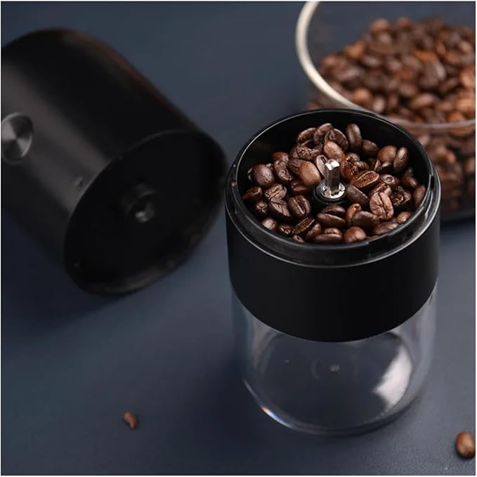 Portable Coffee Machine Electric Coffee Grinder YPE-C USB Charging Electric Recharable Coffee Bean Grinding Blender Coffee Bean Grinding Machinefor Outdoor Travel Picnic(White)