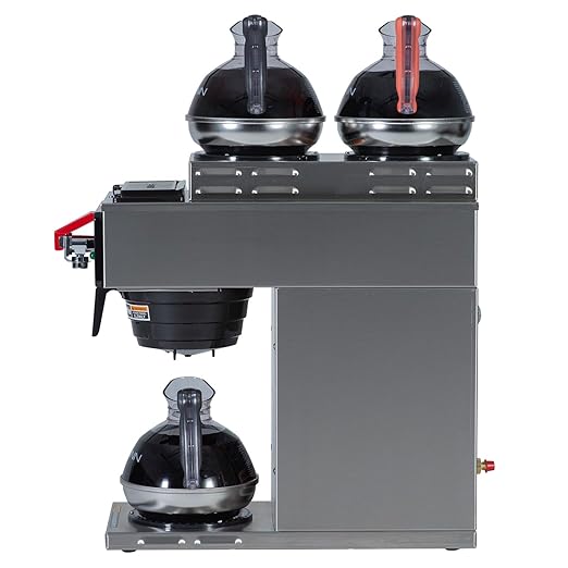Bunn 12950.0213 CWTF-3 Automatic Commercial Coffee Brewer with 3 Warmers