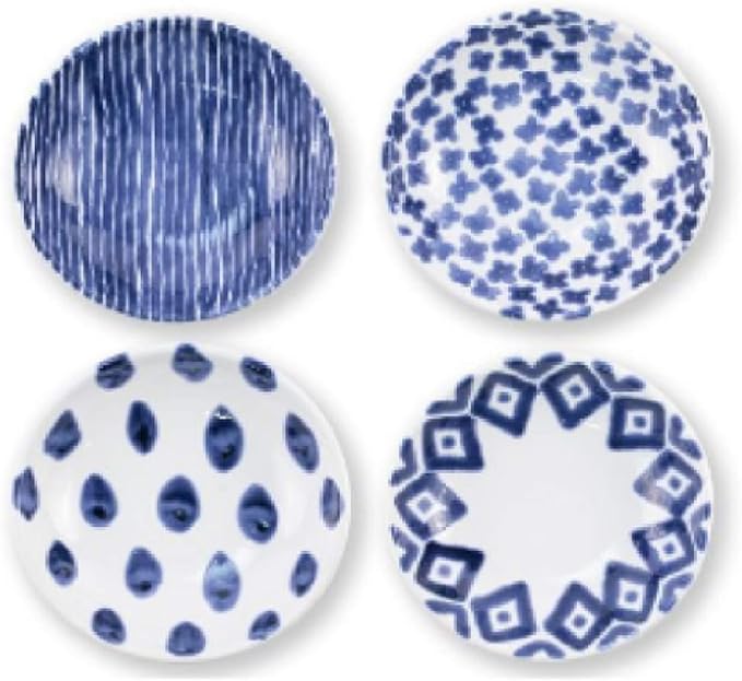 VIETRI Viva Santorini Collection Italian Dinnerware Sets (Condiment Bowls - Set of 4)