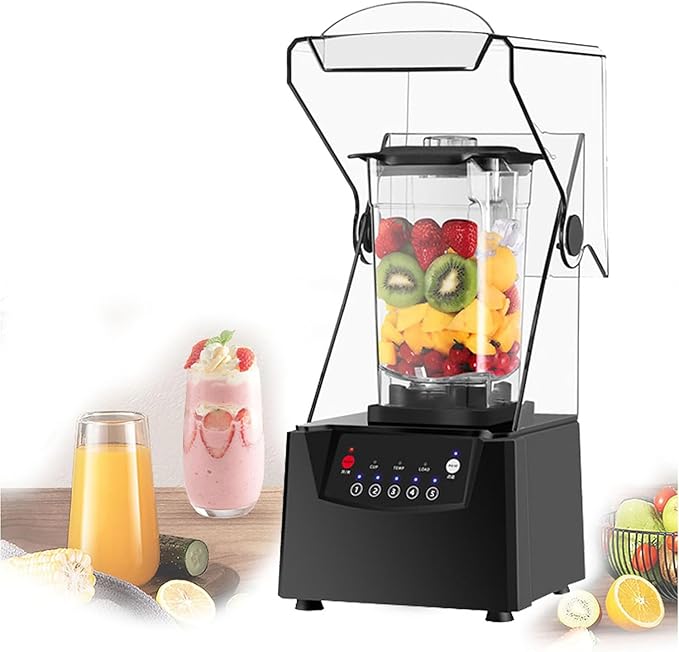 Smoothie Maker2L Blender2200W Commercial BlenderMulti-Function High Speed Electric Food Blenderfor SmoothiesJuicesMilkshakes