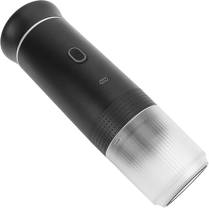 Portable Coffee Maker Rechargeable Electric Handheld Car Coffee Machine for Travel Office Household (Black)