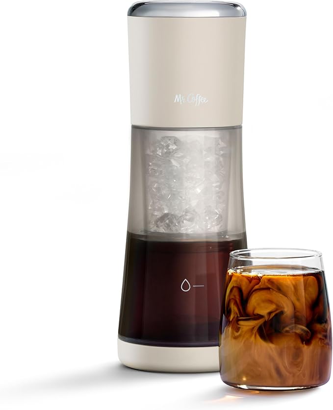 Mr. Coffee® Express Cold Brew Coffee Maker 10-Minute Cold Brew Coffee Machine Oat Milk