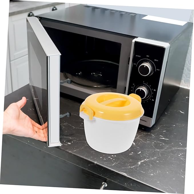 Microwave Rice Cooker Cup Compact Home Rice Cooker Microwave Dorm Travel Easy to Use