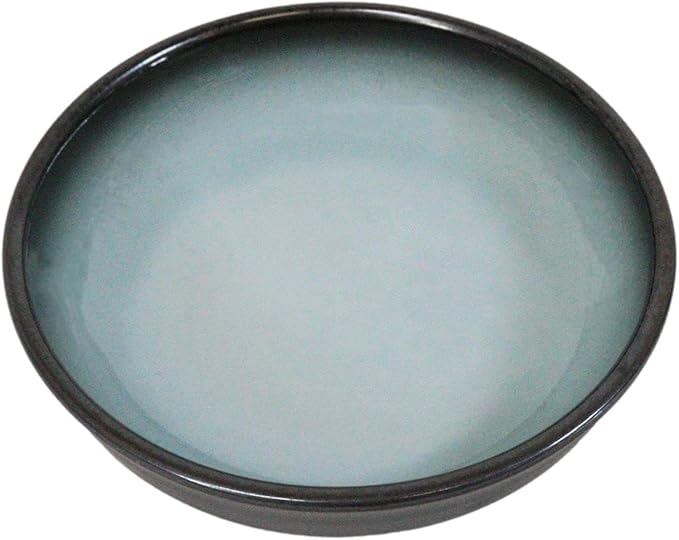 Ebros Gift Blue Sky Stars Artistic Seikai Porcelain Collection Dinnerware Serveware Kitchenware Set Asian Japanese Dining Restaurant Supply (Pack Of 5 Shallow Bowl Deep Plates 10oz)