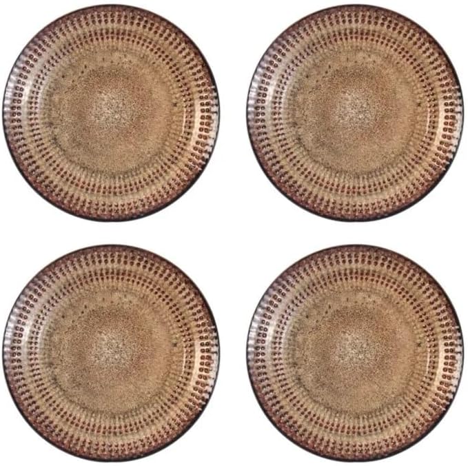16-Piece Stoneware Dinnerware Set Hotel Plate and Bowl Dinner Dessert