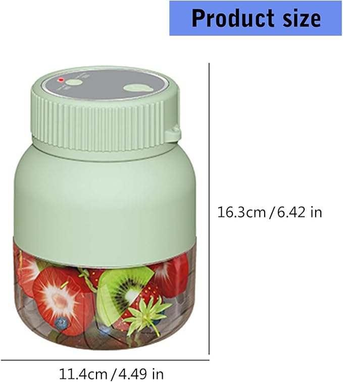 800ml Electric Juicer Cup Portable Small Juicer Fruit Machine Rechargeable Fruit Mixer Multifunctional Blender