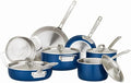 Viking Culinary Multi-Ply Color 2-Ply Cookware Set 11 piece Includes Stainless Steel Lids Dishwasher Oven Safe Works on All Cooktops including Induction