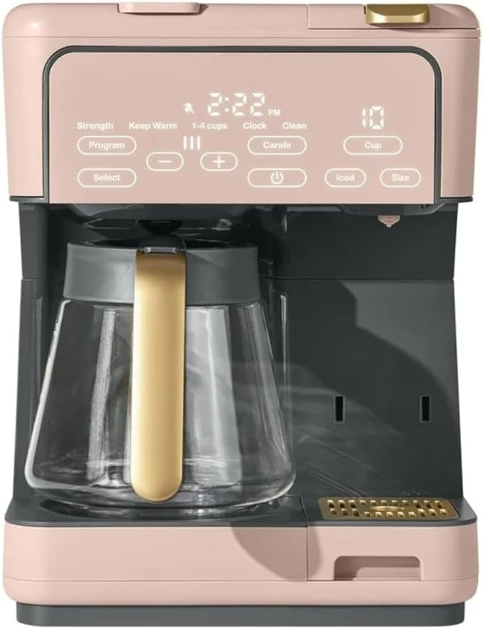 Programmable 12-Cup &amp Single-Serve Multi-Brew Coffee Maker Digital Controls Large Capacity Easy to Use