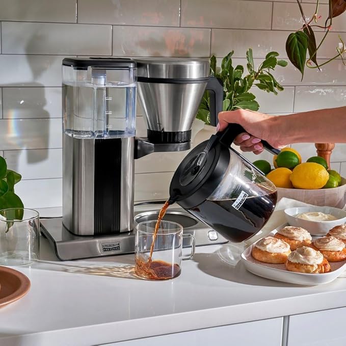 BELLA Pro Series 8-Cup Pour Over Coffee Maker Stainless Steel