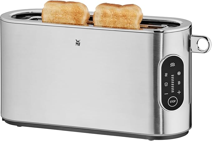 WMF Lumero 414190011 Best Toaster 10 Browning Levels Quick Roast Results Bright LED Display Warm-up Rack Warm Up Roasting Defrost Cancel 980W