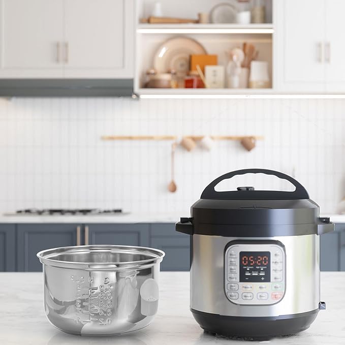 2L SMall Household Rice Cooker Inner Pot Professional Accessory for Electric Cooker Compatible with Tiger Rice Cooker and Instapot Ideal for Cooking Rice and Grains