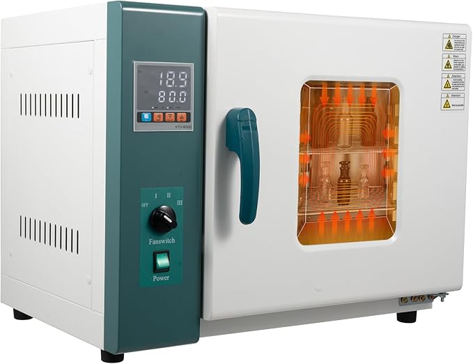 110V 1000W Lab Forced Air Convection Drying Oven Constant Temperature Blast Drying Oven Digital Lab Thermostatic Electric Incubator Box (45L/12Gal Capacity)