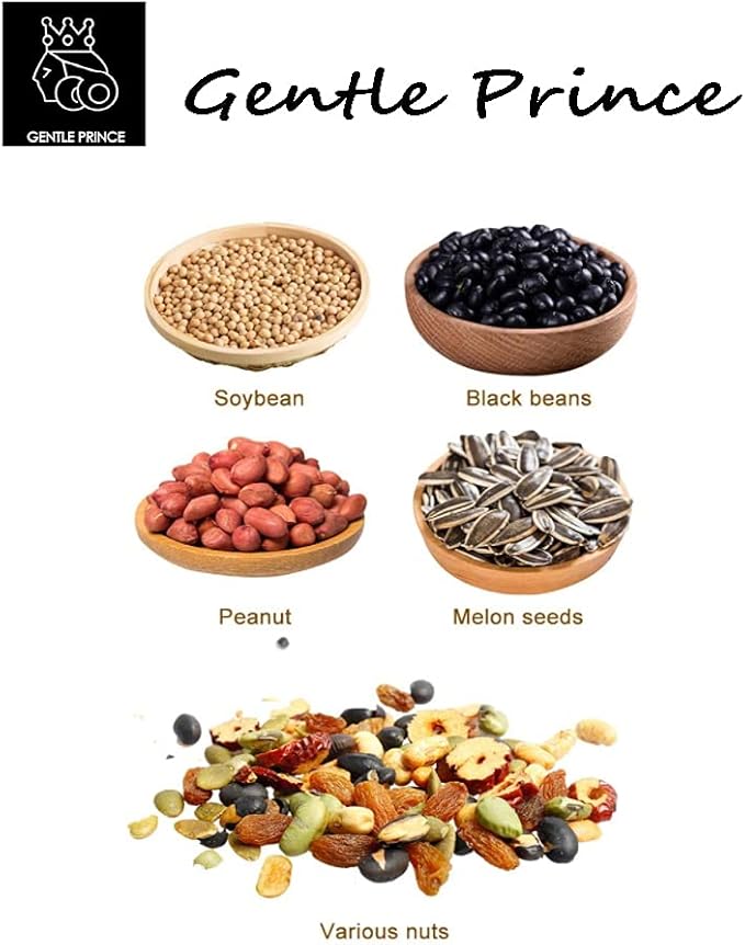 Gentle Prince #APGP01 304 Stainless Steel Household Coffee Machine Small Household Grains Beans Peanuts Nuts Coffee Beans Baking Machine (110V~220V)