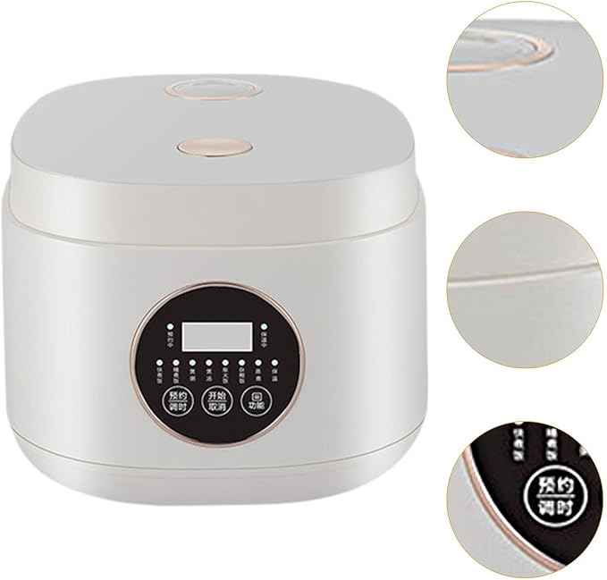 Digital Rice Cooker 7 Cooking Function Versatile Nonstick Inner Pot Portable Rice Cooking Pot Slow Cooker for Ramen Noodles
