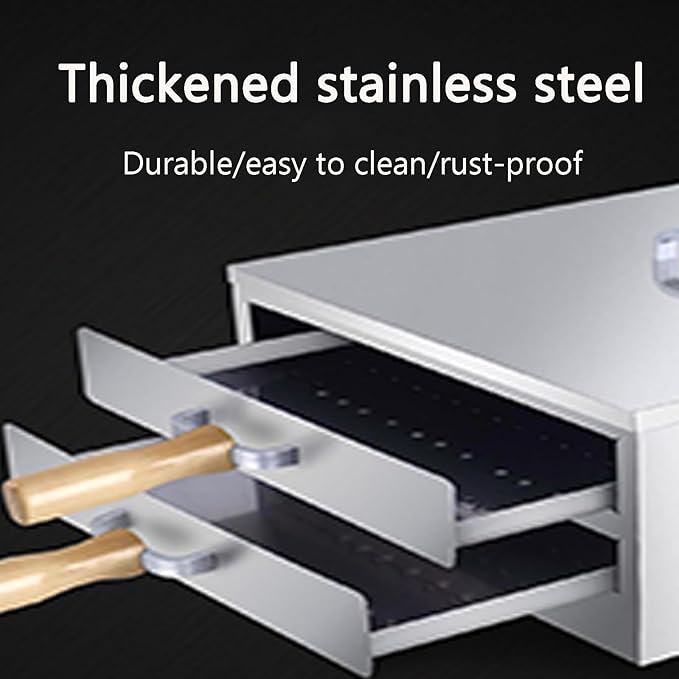 Double-Layer 304 Stainless Steel Household Rice Noodle Roll Machine Household Mini Small Rice Noodle Roll Drawer Rice Noodle Machine