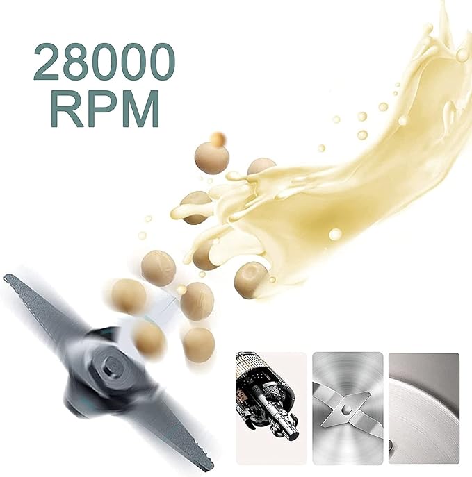 Mini Soybean Milk Maker 500ml Multifunction Heatable Soybean Milk Machine Easy to Clean Soybean Making Machine Nut Milk Maker Household Fruit Juice Cooking Machine