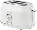 Haden Dorset 2 Slice Extra Wide Slot Toaster with Cool Touch Exterior Removable Crumb Tray and 6 Variable Browning Control Ivory